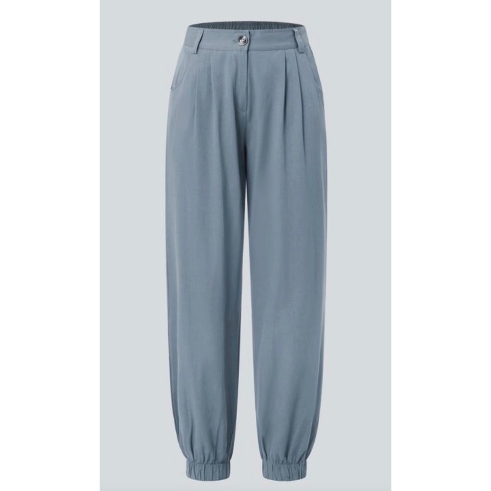 Halara High Waisted Cotton‎ Jogger Pants Blue Purple Size S NWT 0587